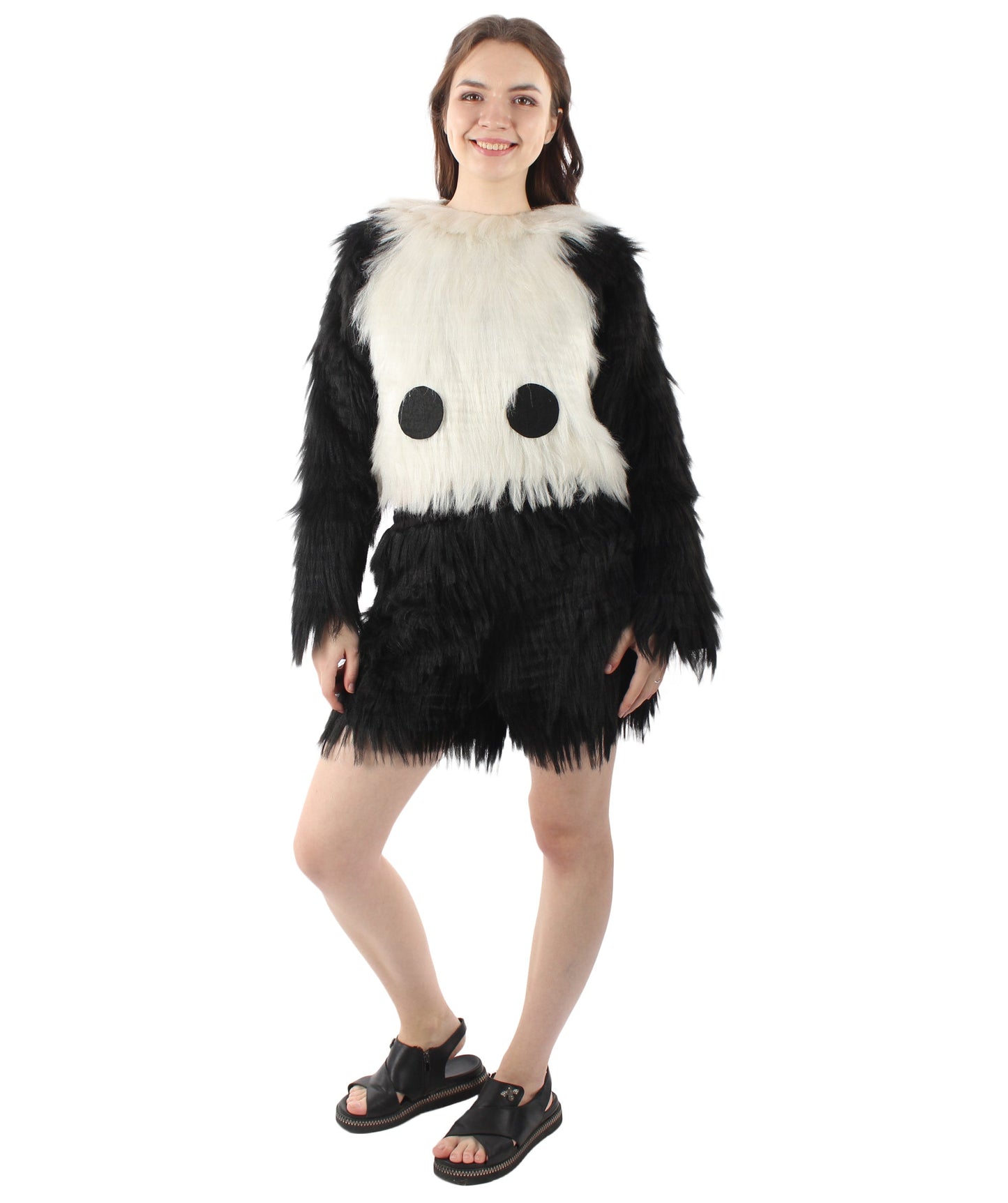 White and Black Panda Costume