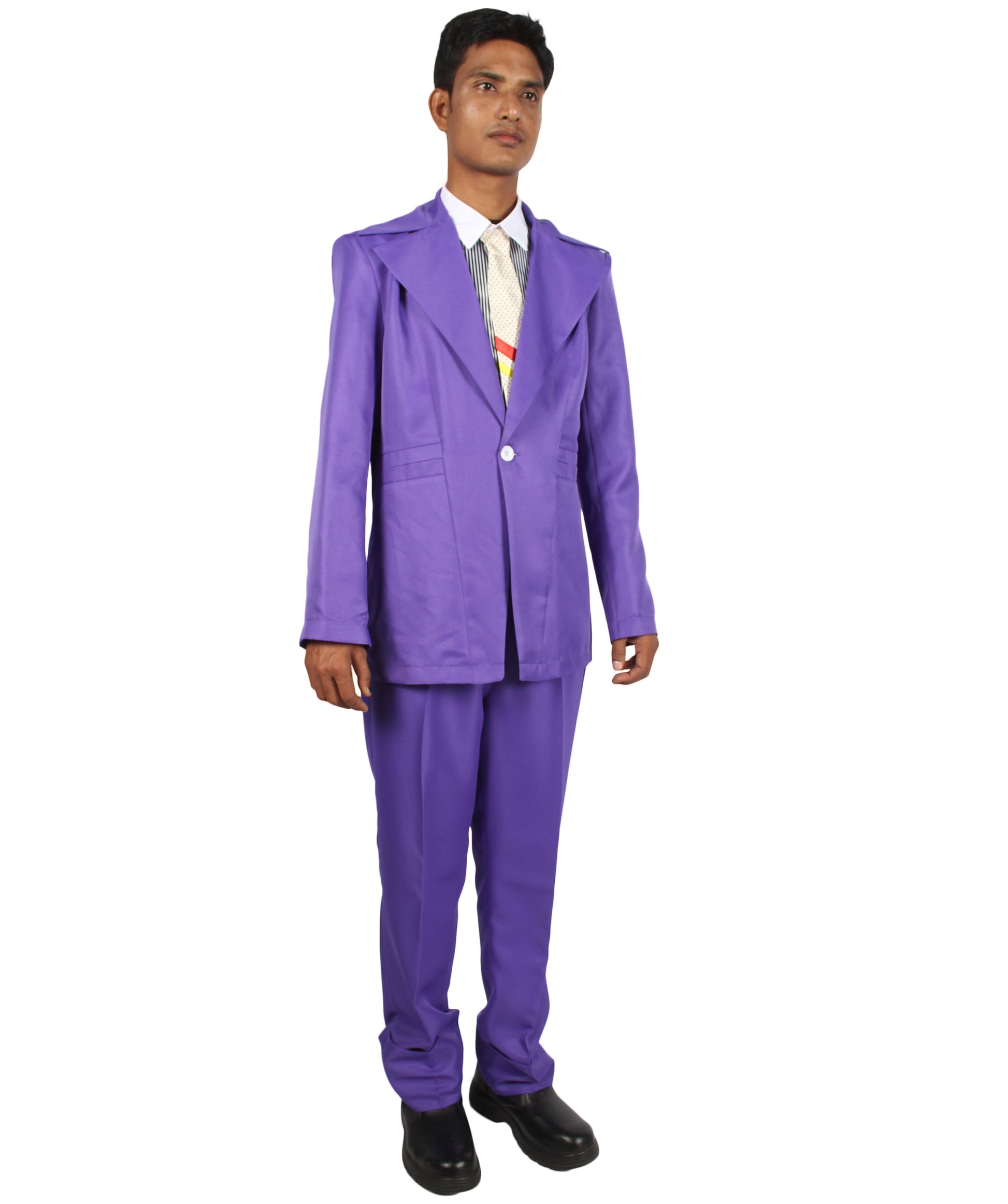 Purple halloween costume suit