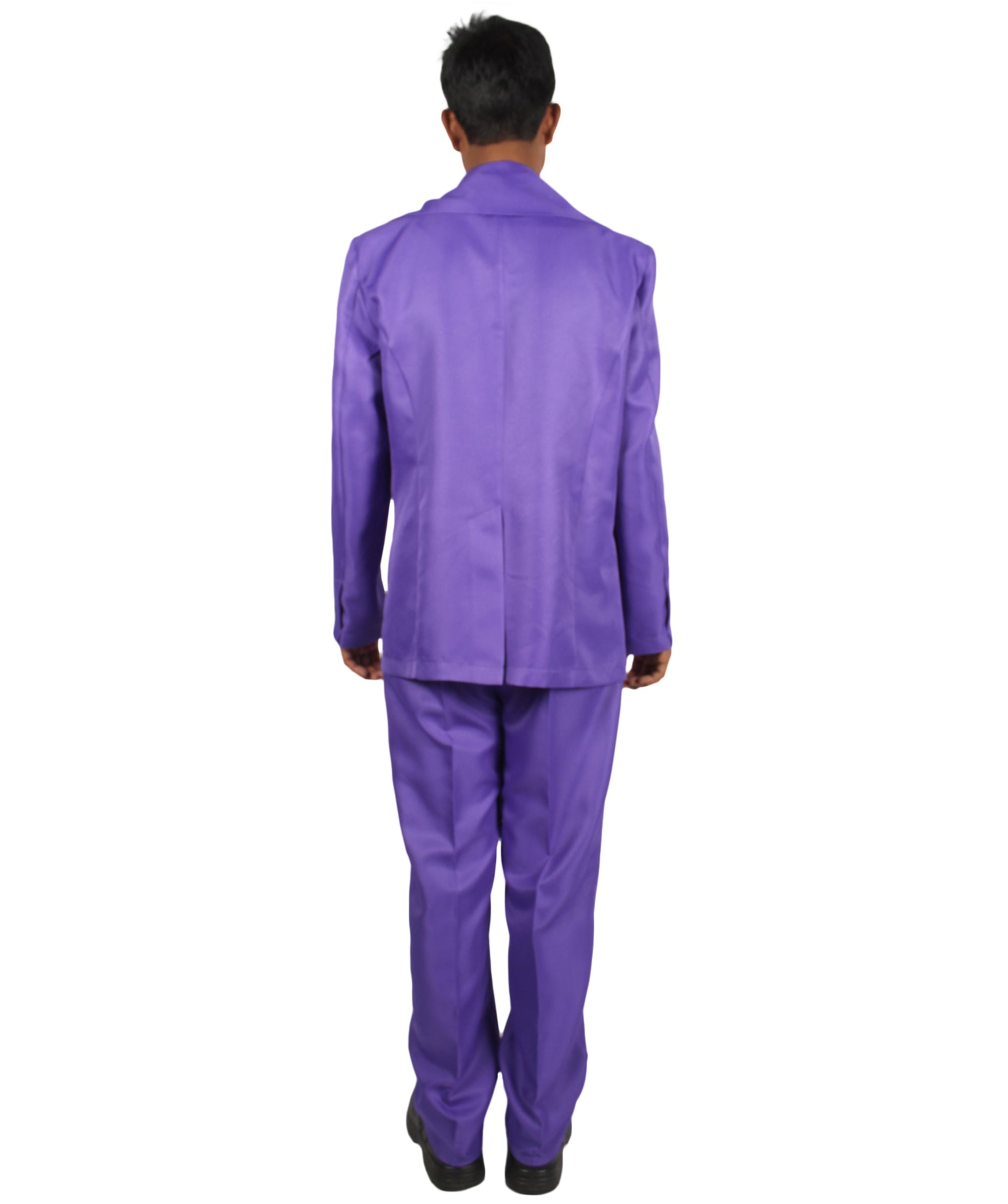 Purple halloween costume suit