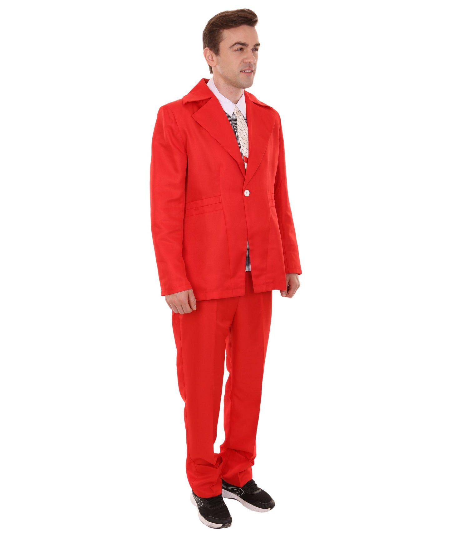 Red halloween costume suit