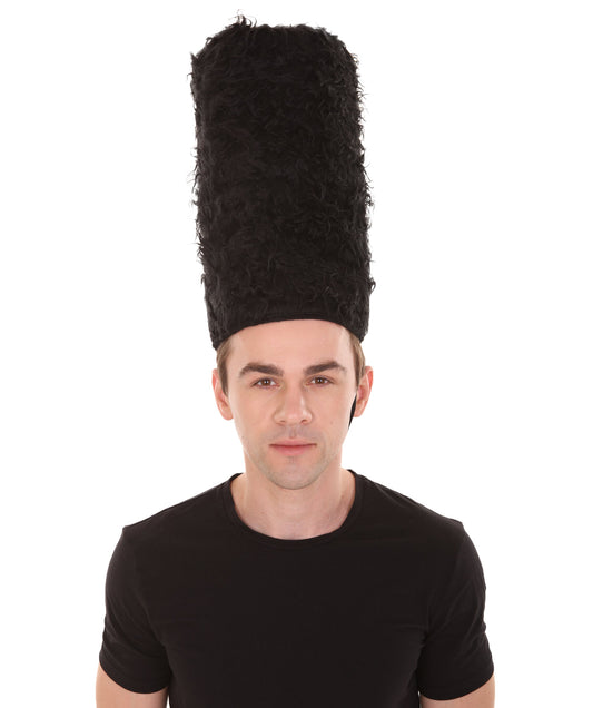 Men's English British Royal Guard Hat 15 inches Tall | Black Costume Accessories