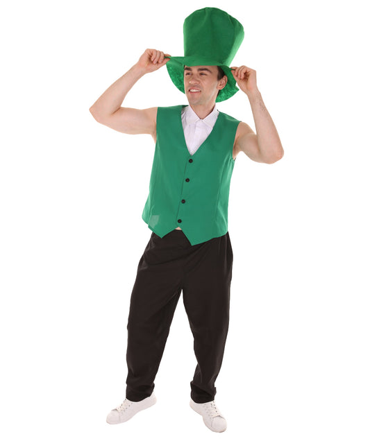 Green and Black Irish Leprechaun Costume