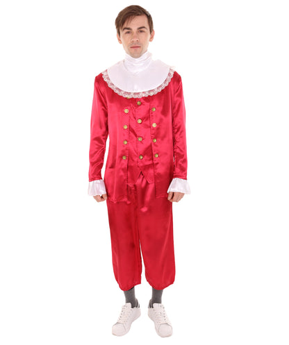 Men's 18th Century Politics Costume | Red Costume