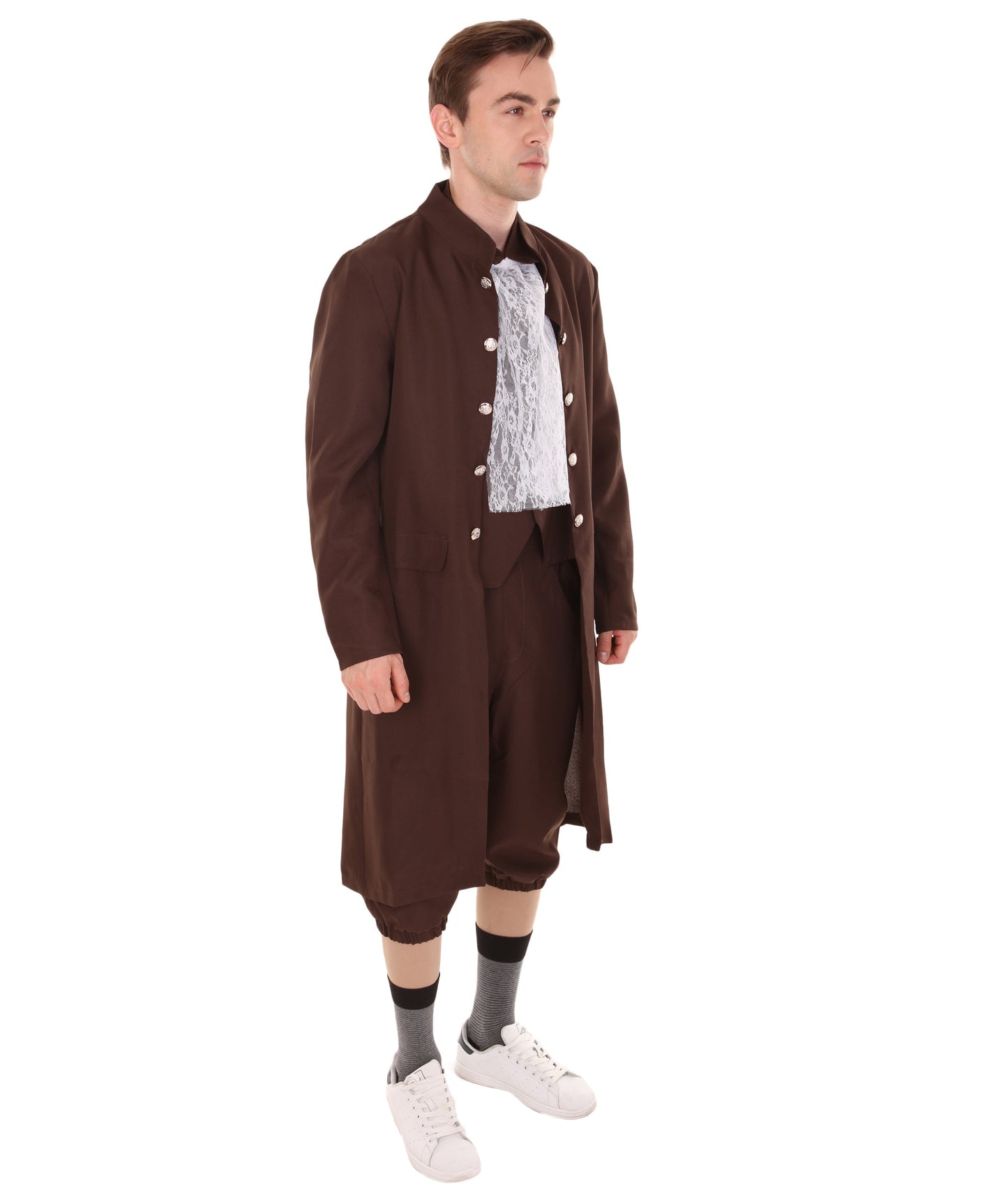 Men's USA Founding Father Historical Costume, Almost Brown Halloween Costume