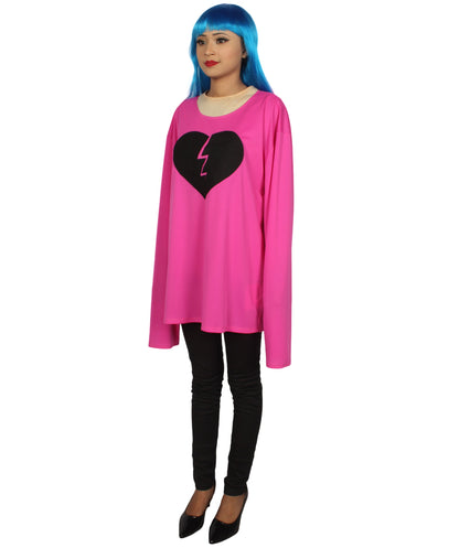 Hot Pink My Heart Is Broken Long Sleeve Costume