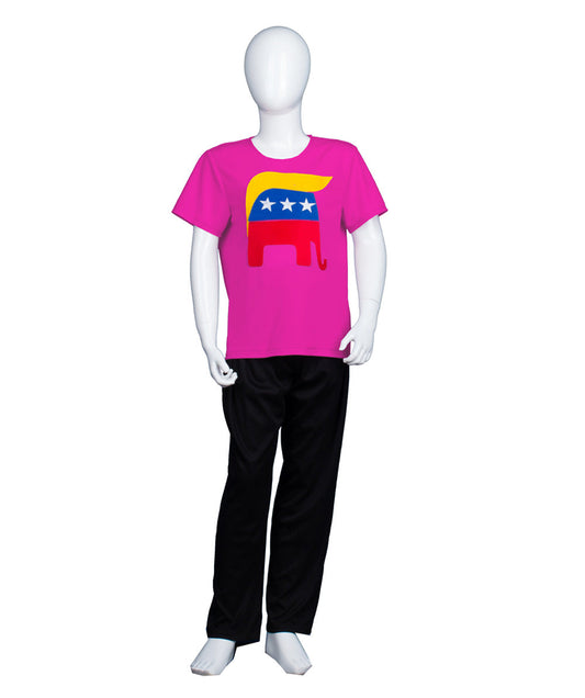 President Hot Pink t-shirt Costume