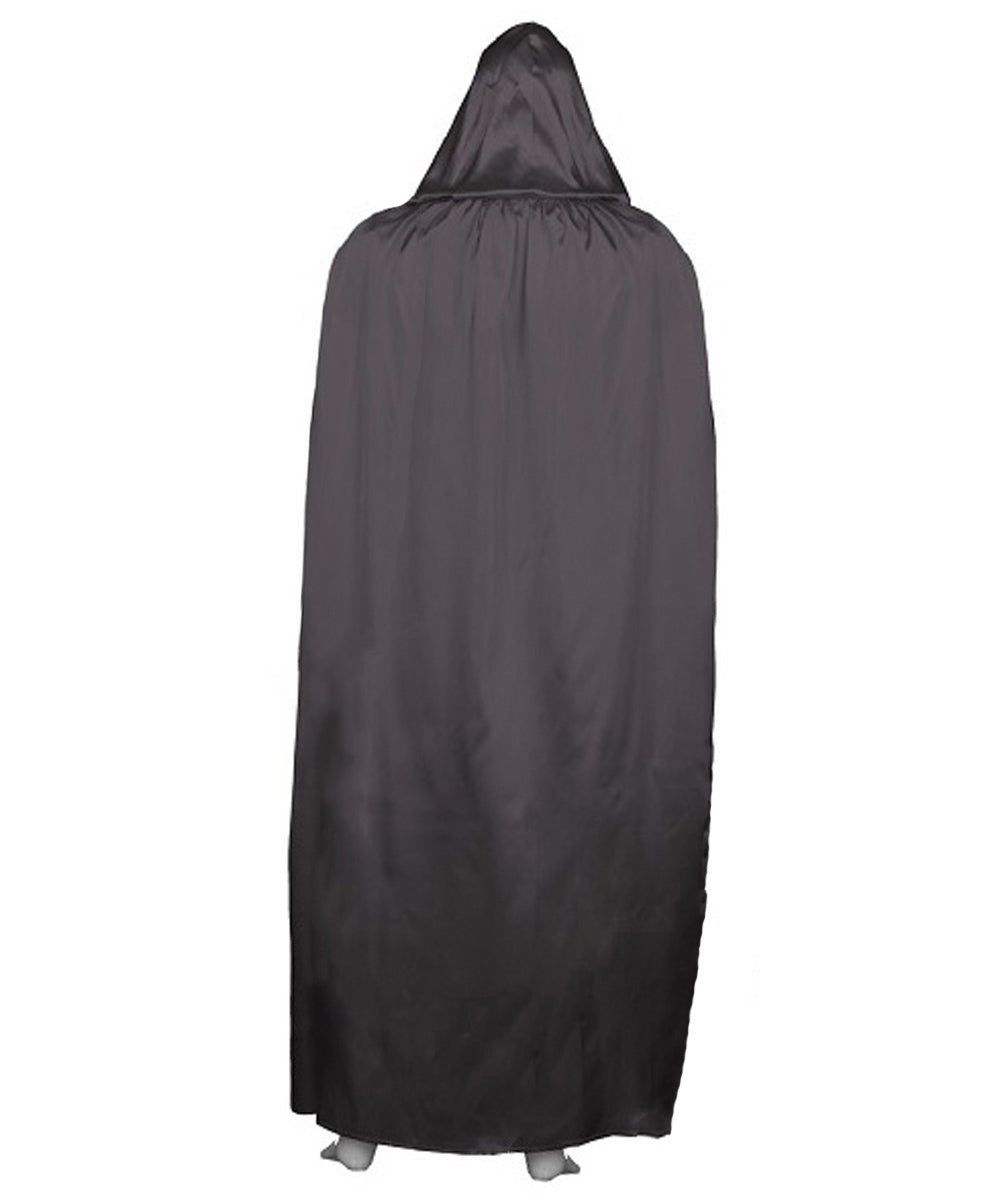 Black Hooded Cape Costume