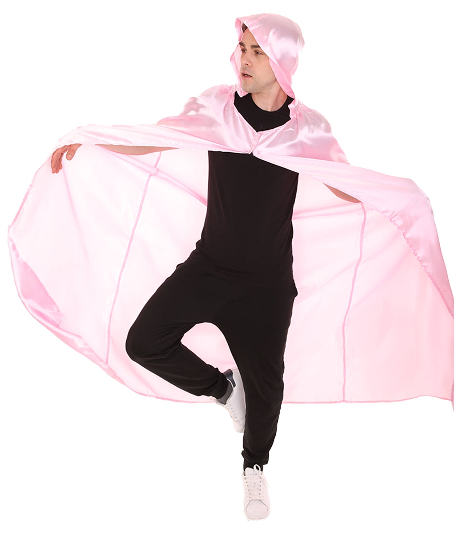 Pink Hooded Cape Costume