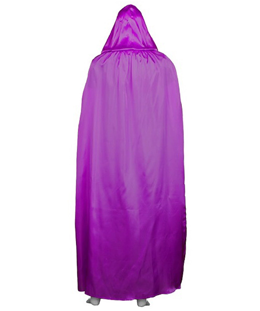 Purple Hooded Cape Costume