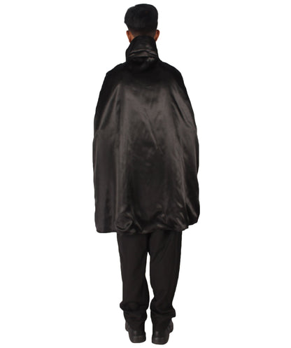 Black/Black Reversible Vampire Cape Costume