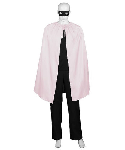 Pink Superhero Cape with Mask Set Costume 