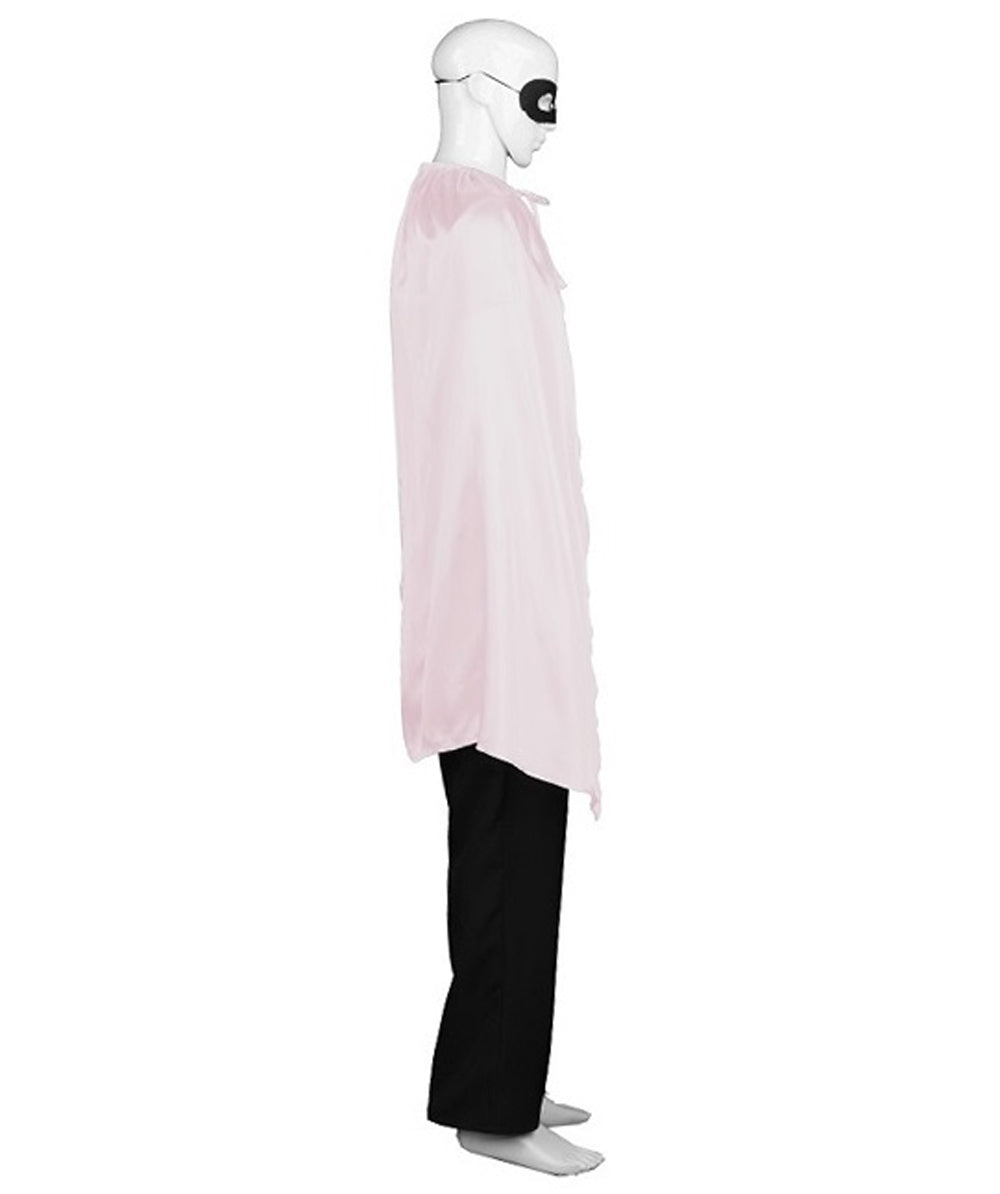 Pink Superhero Cape with Mask Set Costume 