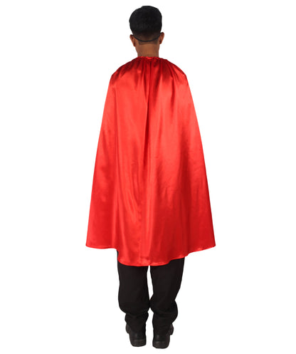 Red Superhero Cape with Mask Set Costume