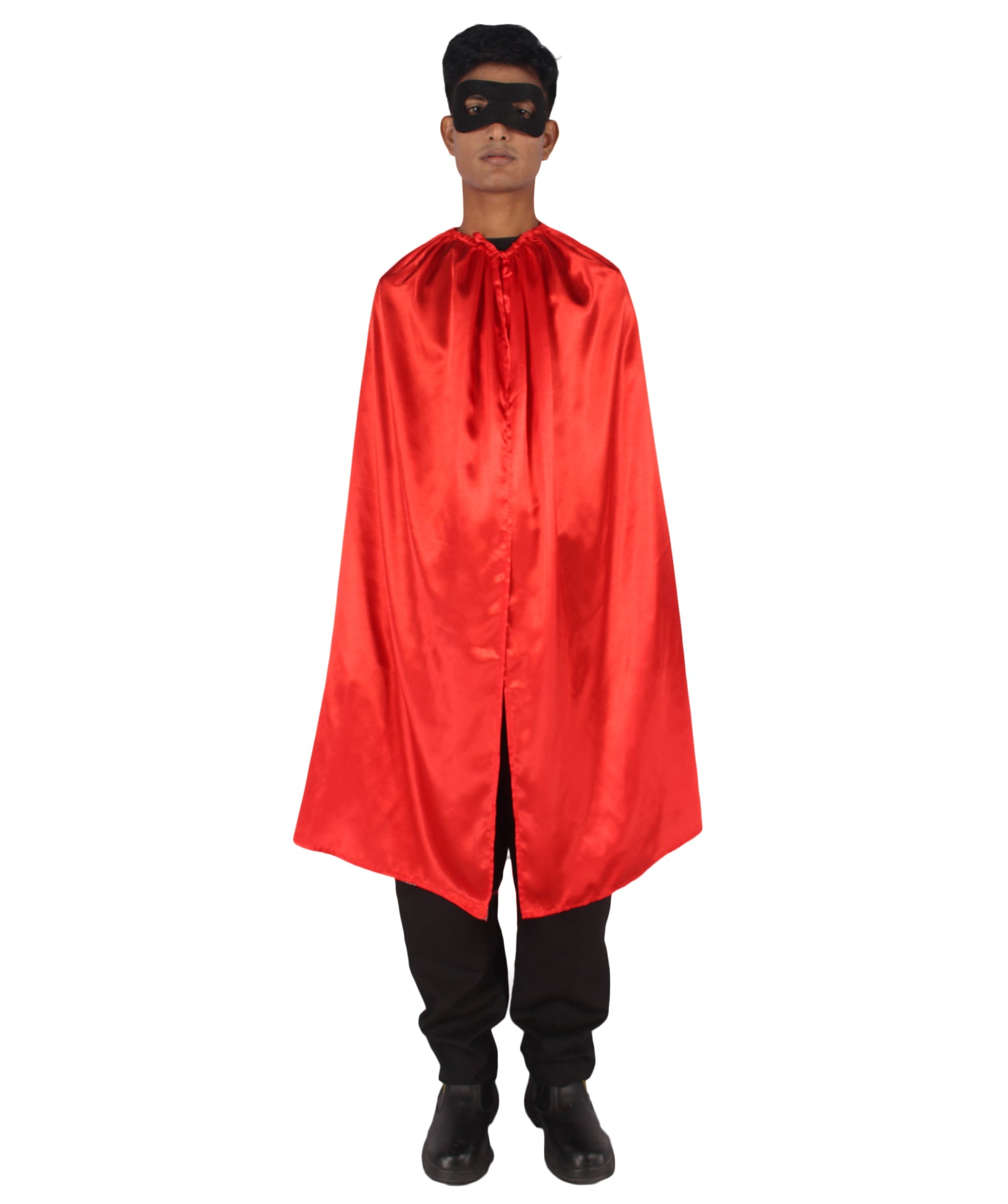 Red Superhero Cape with Mask Set Costume