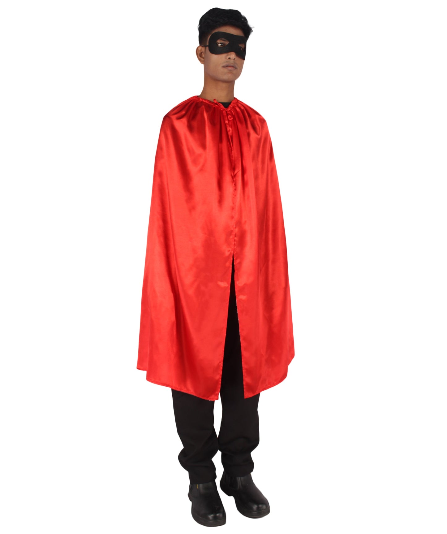 Red Superhero Cape with Mask Set Costume