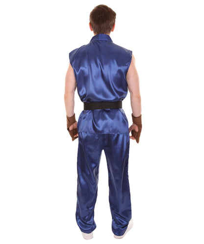 Navy Men's Karate Fancy Costume