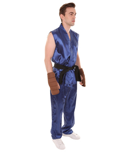 Navy Men's Karate Fancy Costume