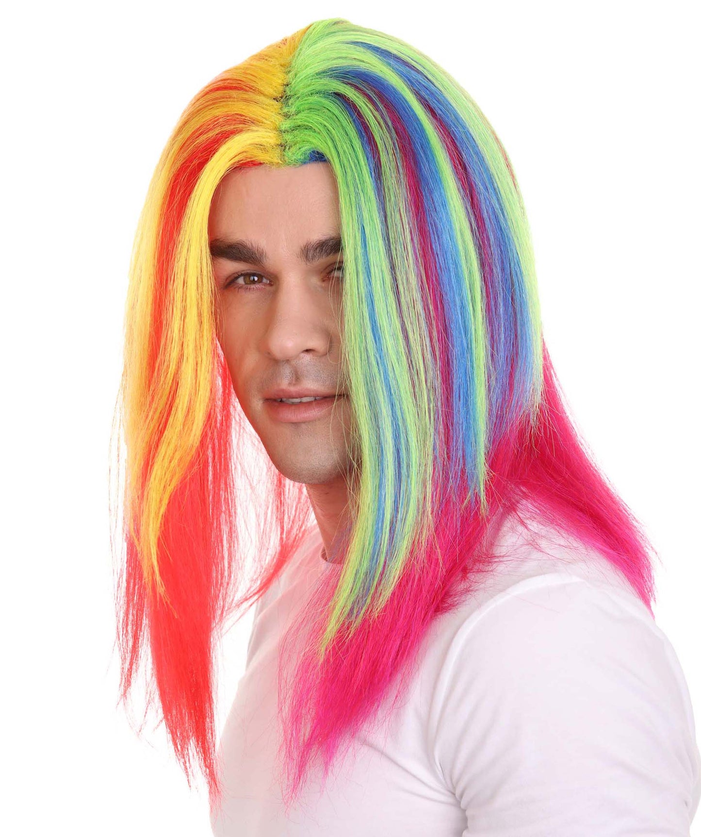 Rainbow Rapper Wig