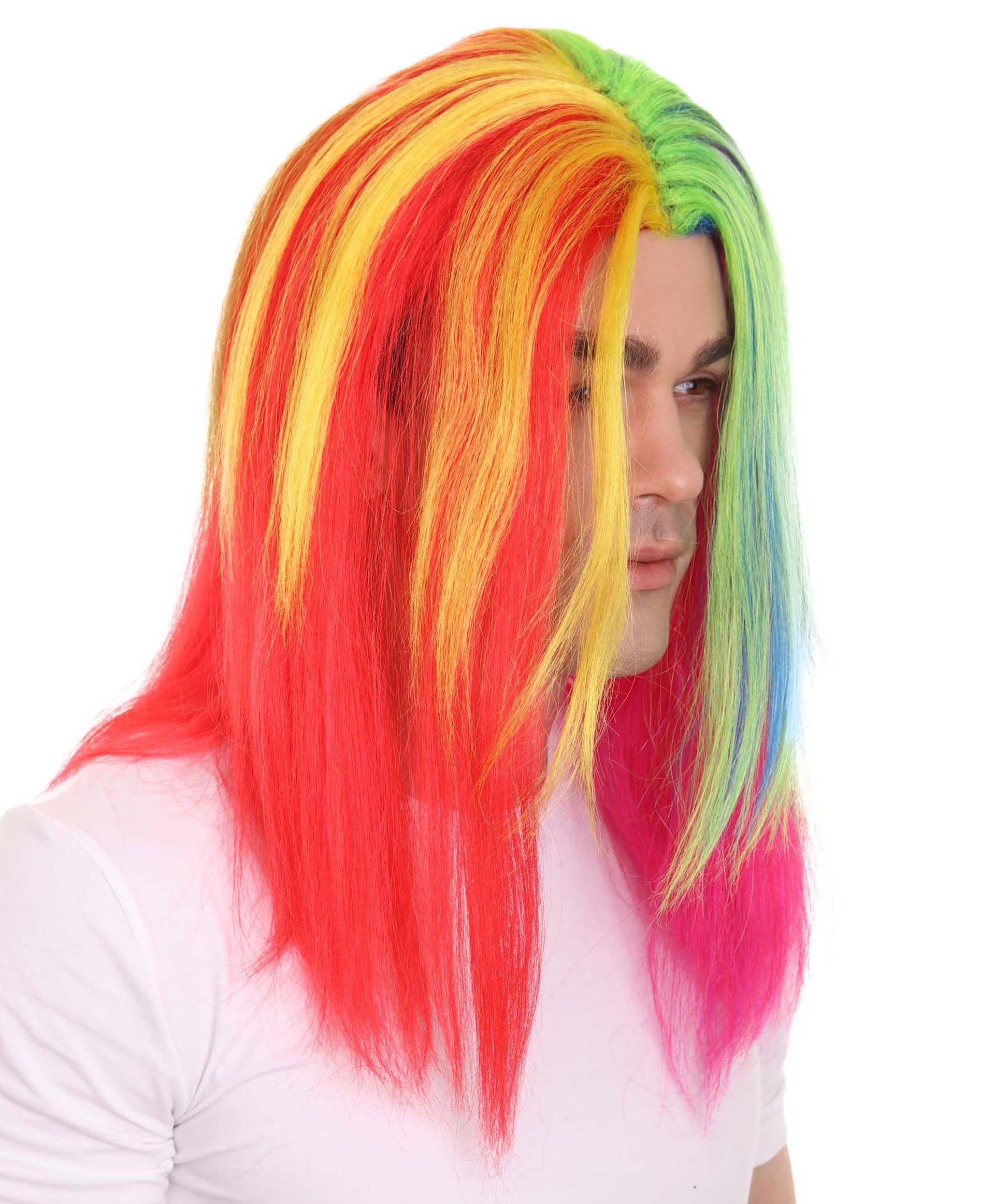 Rainbow Rapper Wig