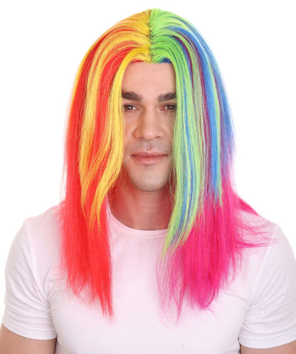 Rainbow Rapper Wig 