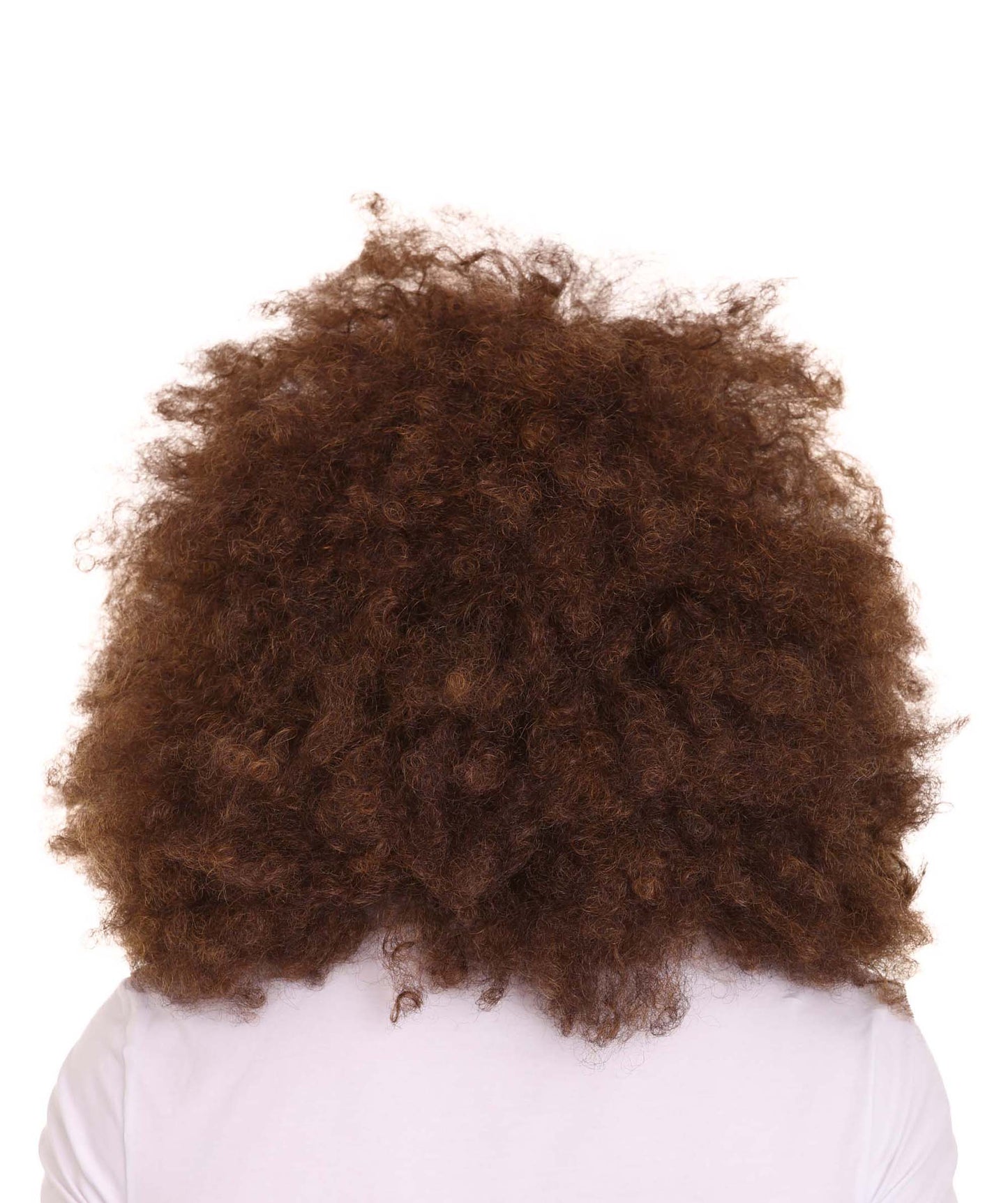 Painter Jumbo Afro Wig with Full Beard and Moustache Set | Brown Celebrity Wigs | Premium Breathable Capless Cap