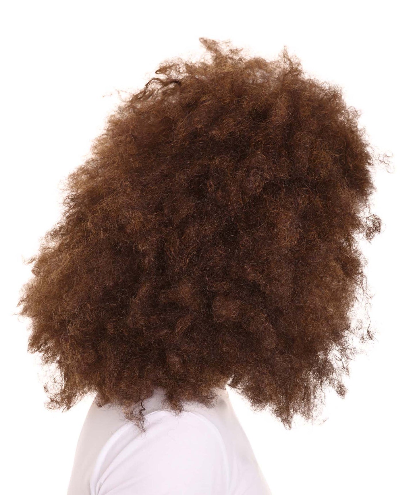 Painter Jumbo Afro Wig with Full Beard and Moustache Set | Brown Celebrity Wigs | Premium Breathable Capless Cap