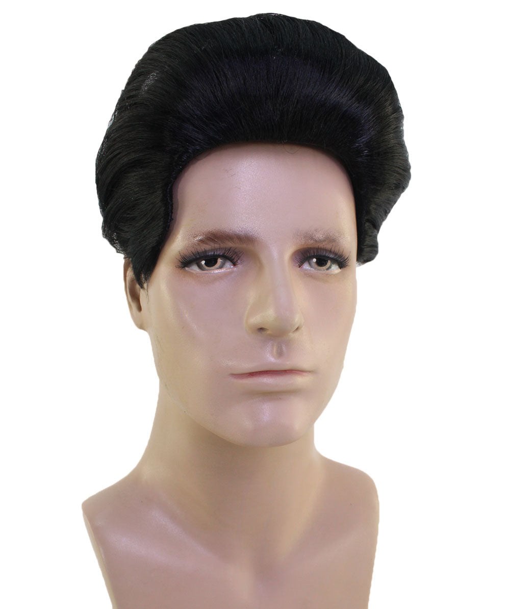 Korean Dictator Wig , Black Celebrity Wigs , Premium Breathable Capless Cap. Synthetic Fiber