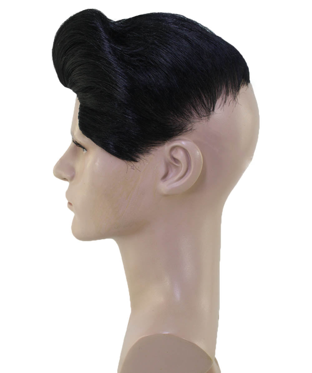 Korean Dictator Wig , Black Celebrity Wigs , Premium Breathable Capless Cap. Synthetic Fiber