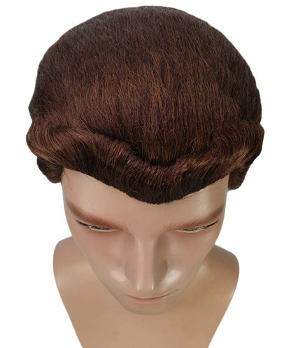 Men's Short Brown Movie Wig