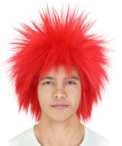 Red 80’s Rockstar Style Wig