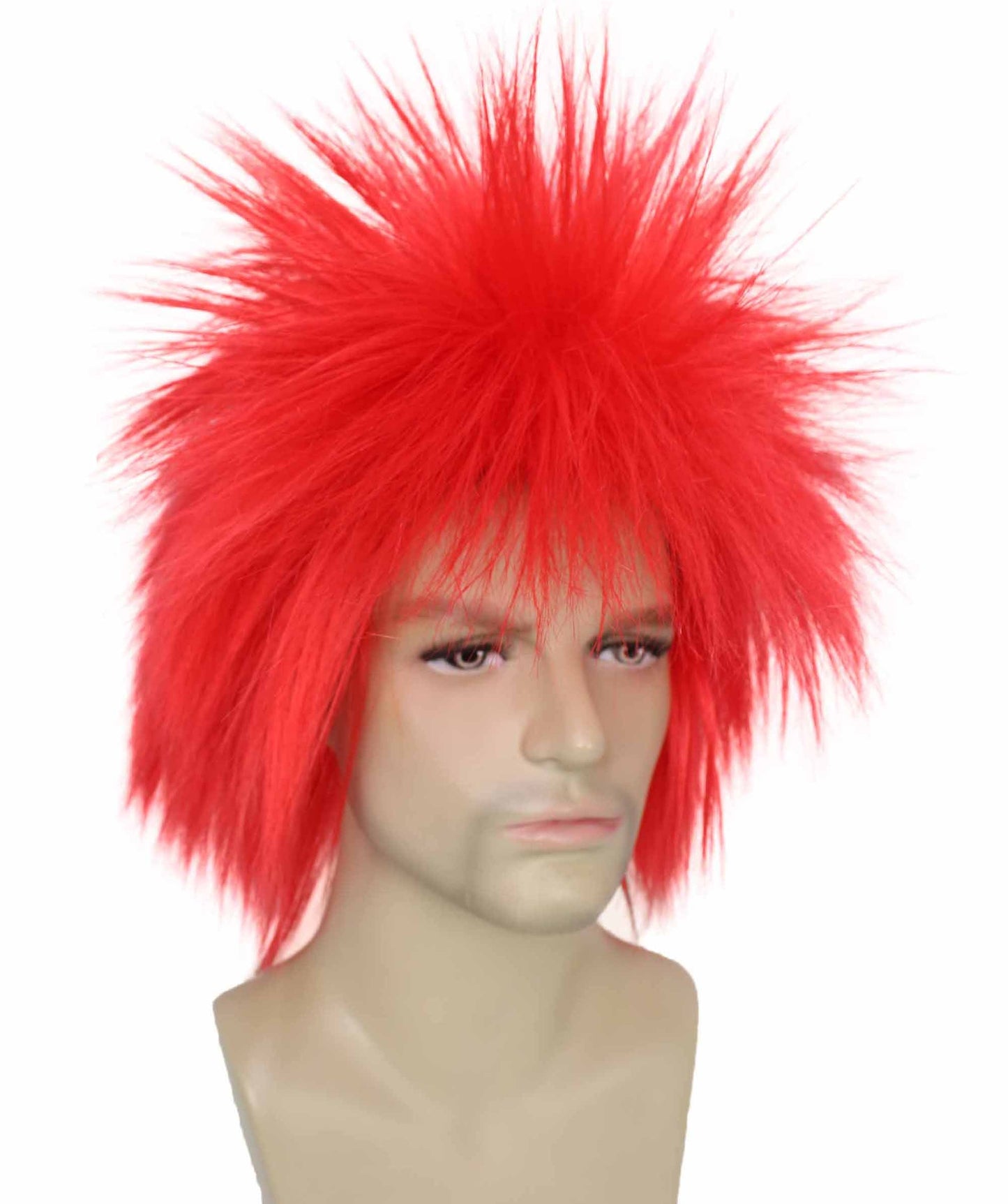 Red 80’s Rockstar Style Wig