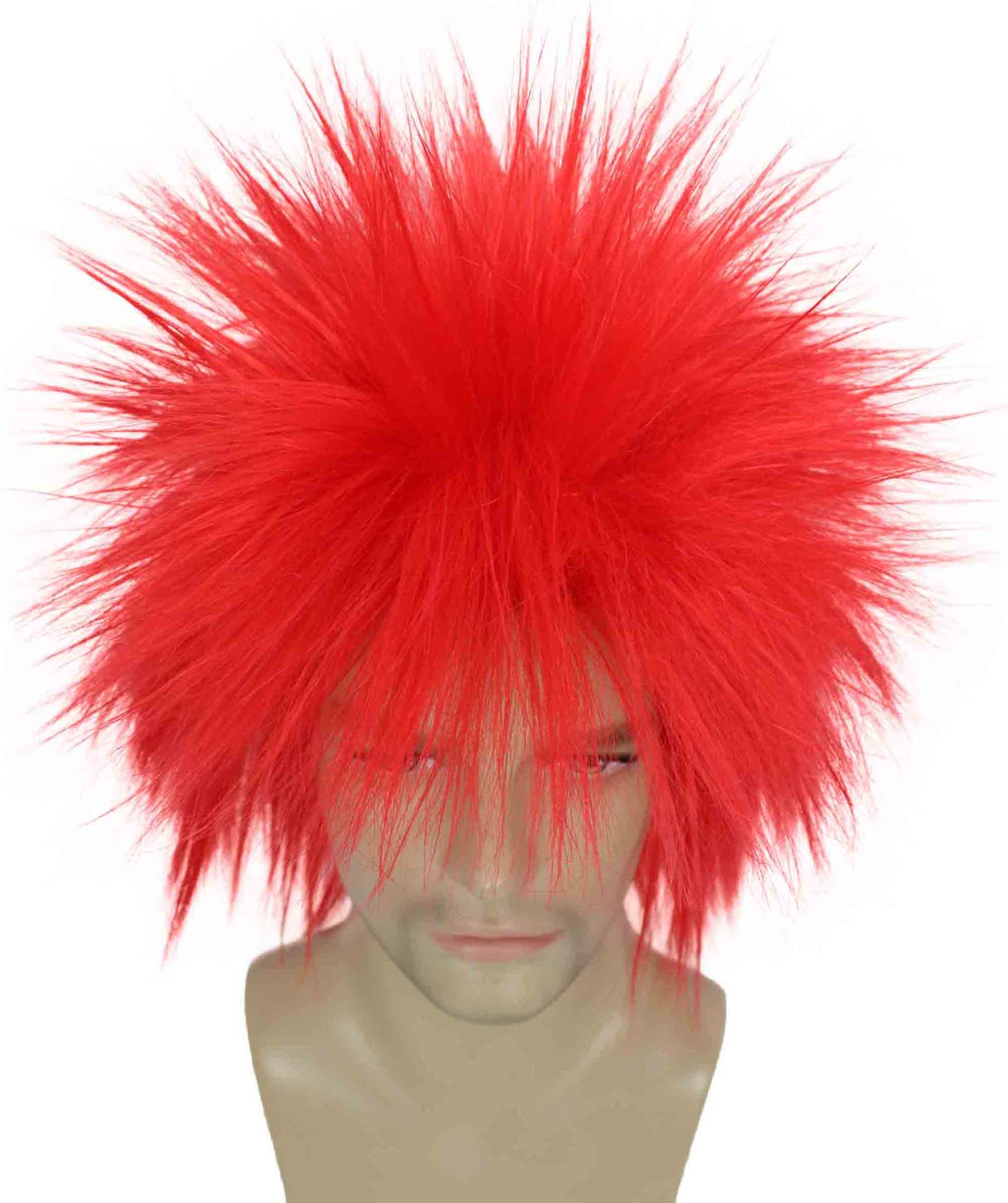 Red 80’s Rockstar Style Wig