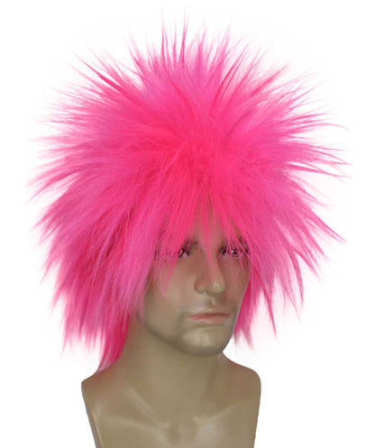 Dark Pink 80’s Rockstar Style Wig