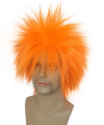 Orange 80’s Rockstar Style Wig