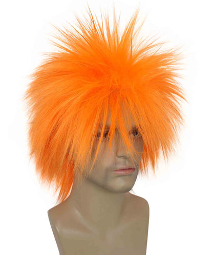 Orange 80’s Rockstar Style Wig