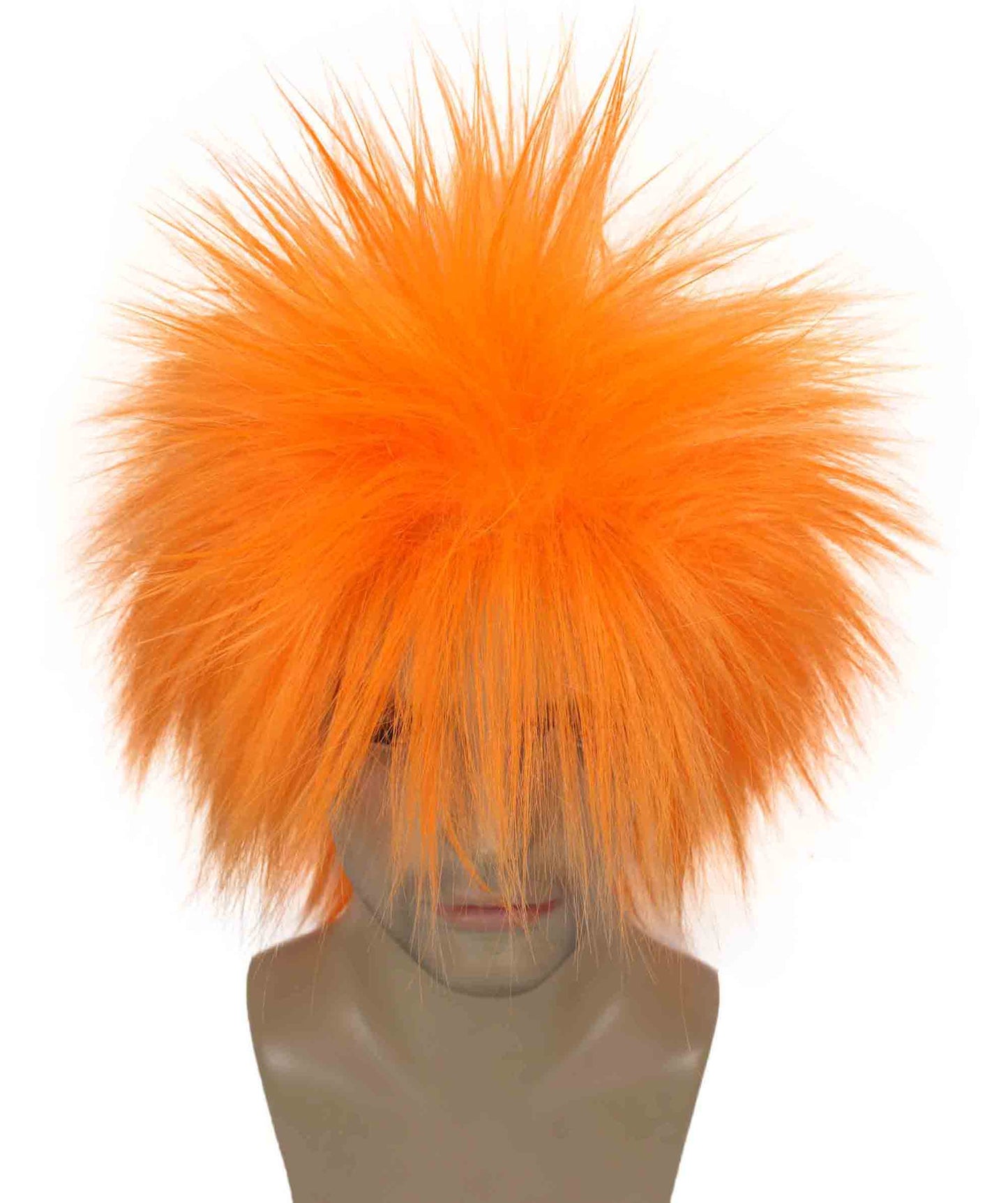 Orange 80’s Rockstar Style Wig