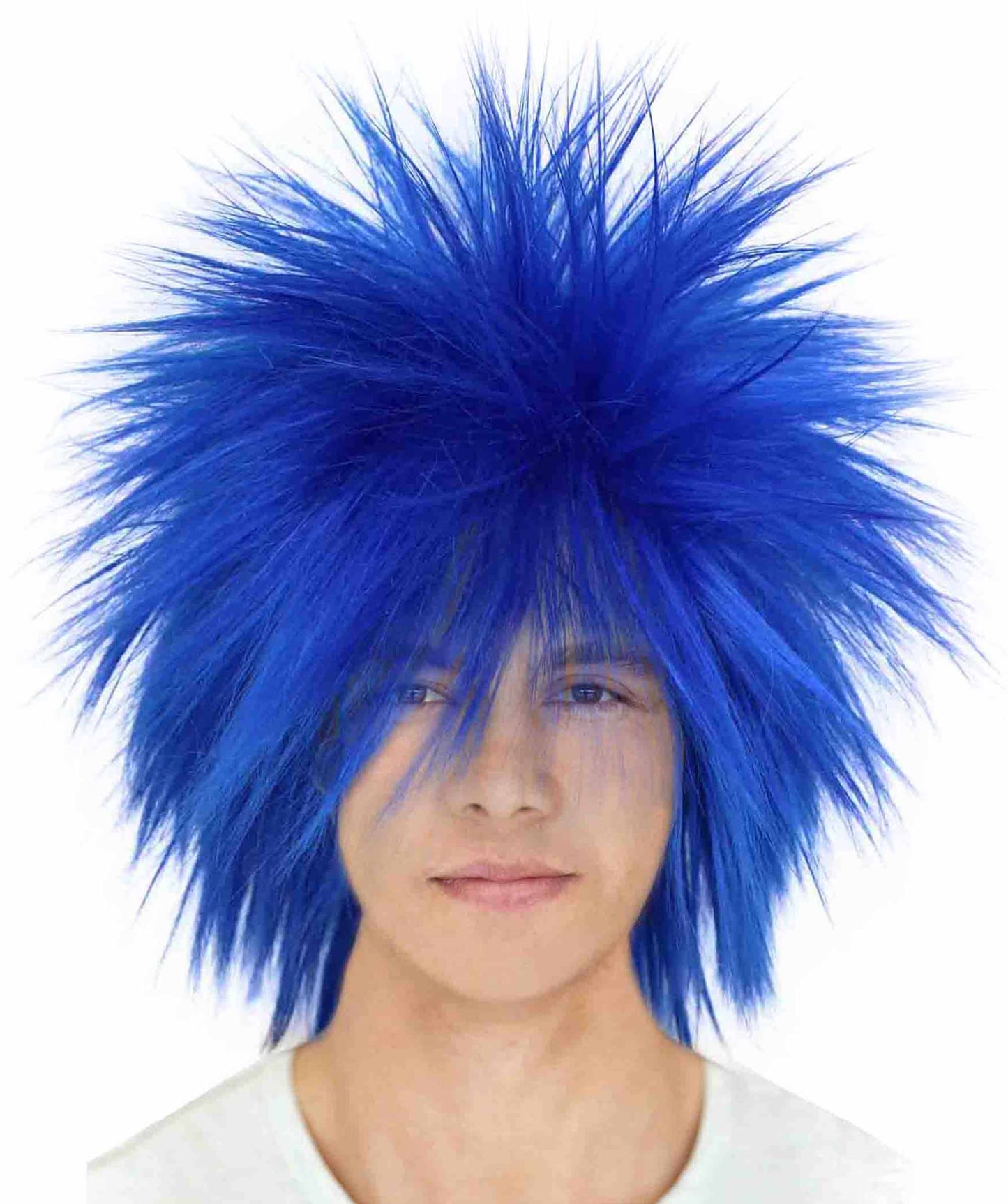 Dark Blue 80’s Rockstar Style Wig