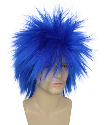 Dark Blue 80’s Rockstar Style Wig