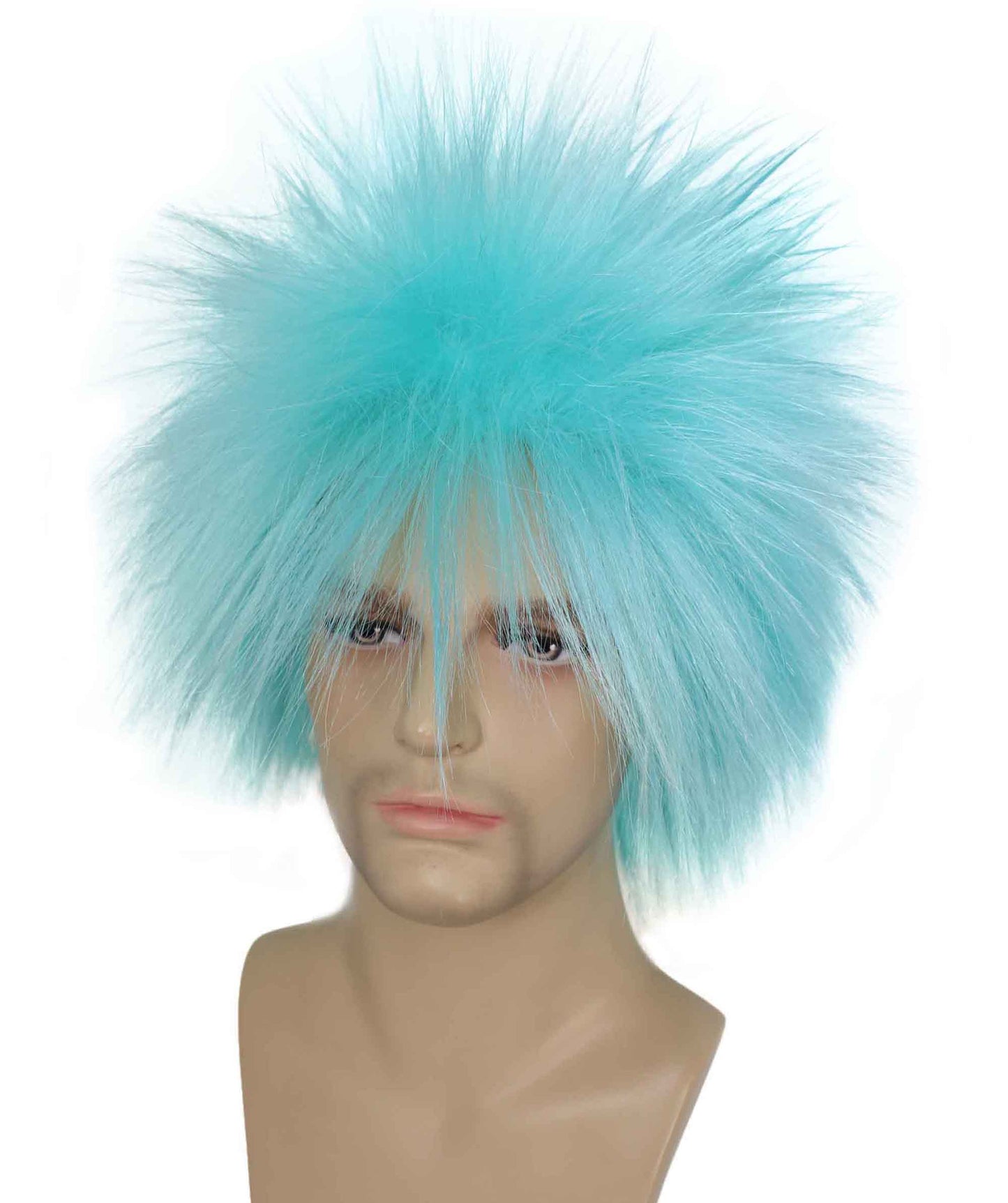 Light Blue 80’s Rockstar Style Wig