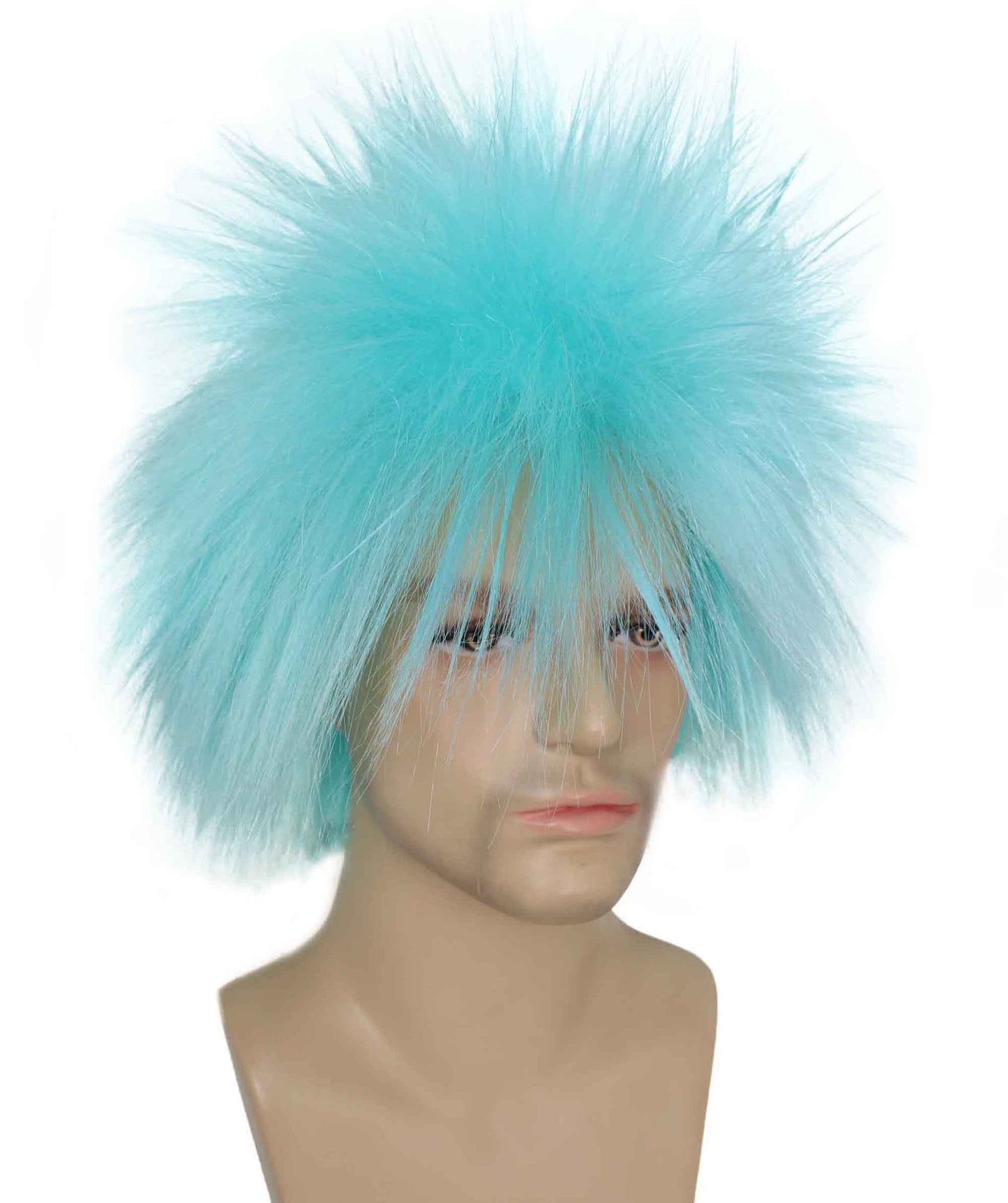 Light Blue 80’s Rockstar Style Wig