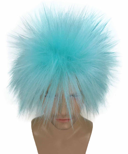 Light Blue 80’s Rockstar Style Wig