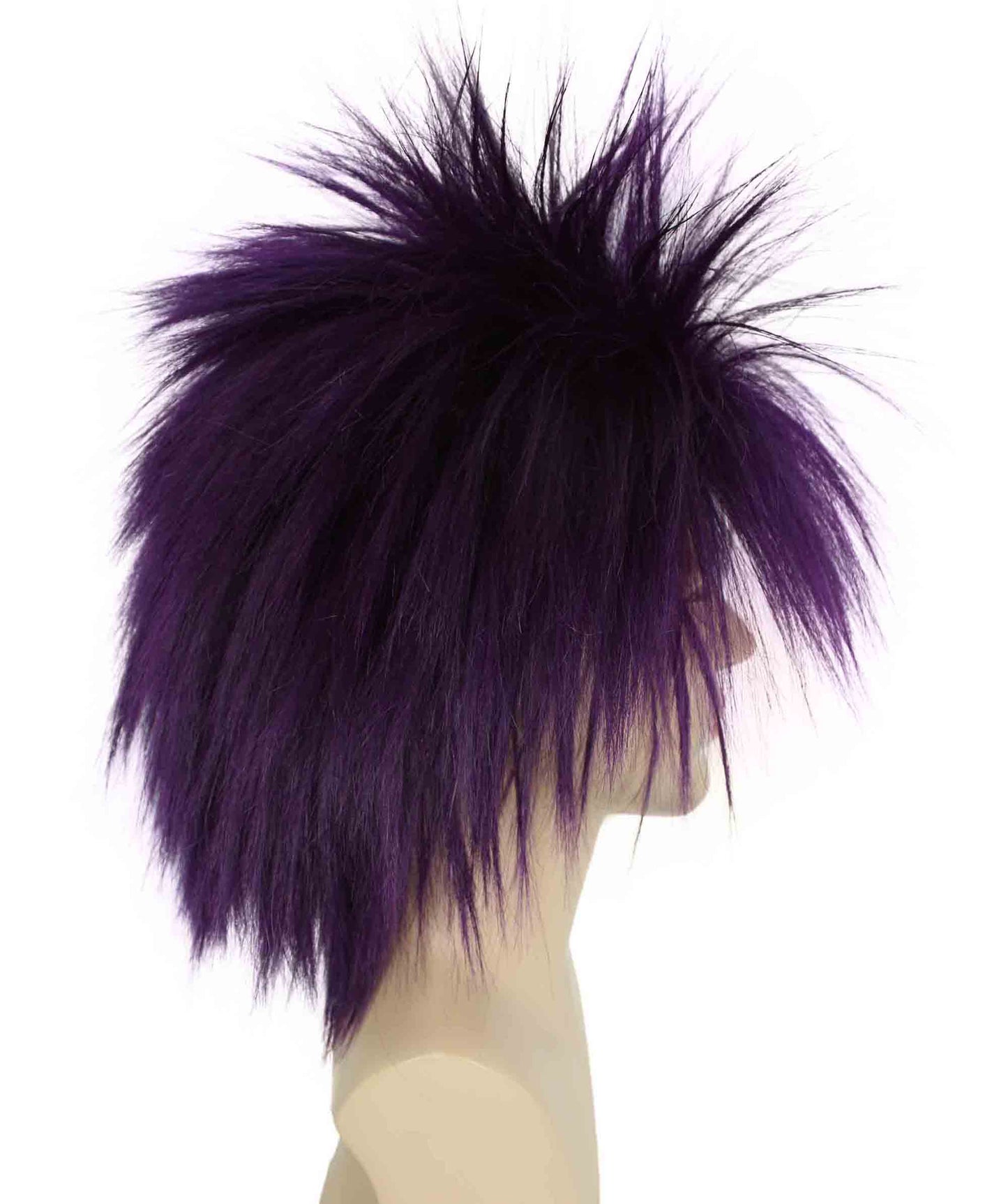 Dark Purple 80’s Rockstar Style Wig