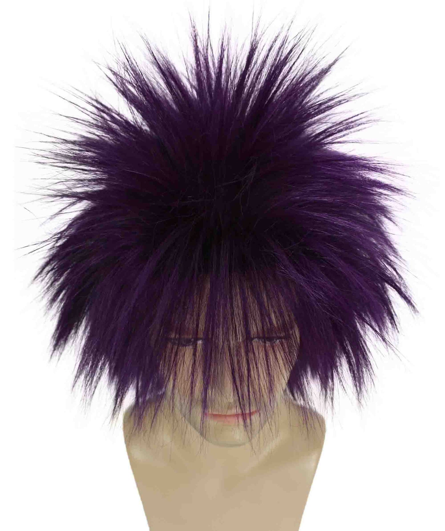 Dark Purple 80’s Rockstar Style Wig