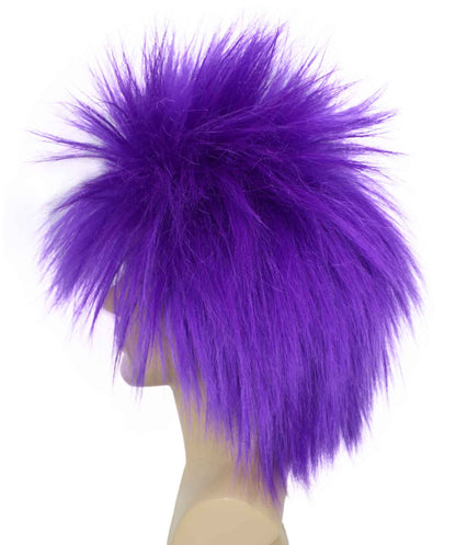 Purple 80’s Rockstar Style Wig