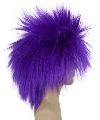 Purple 80’s Rockstar Style Wig