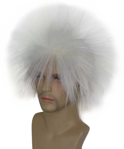 White 80’s Rockstar Style Wig