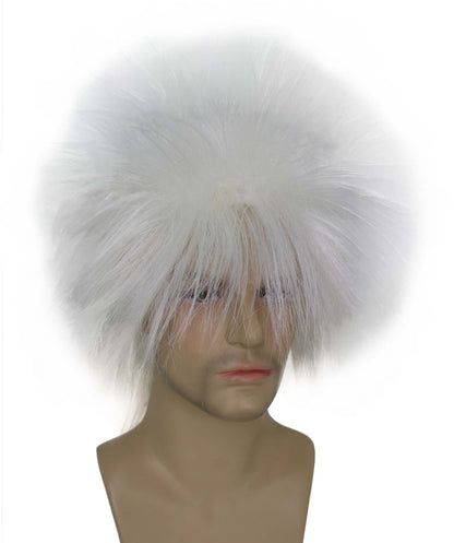 White 80’s Rockstar Style Wig