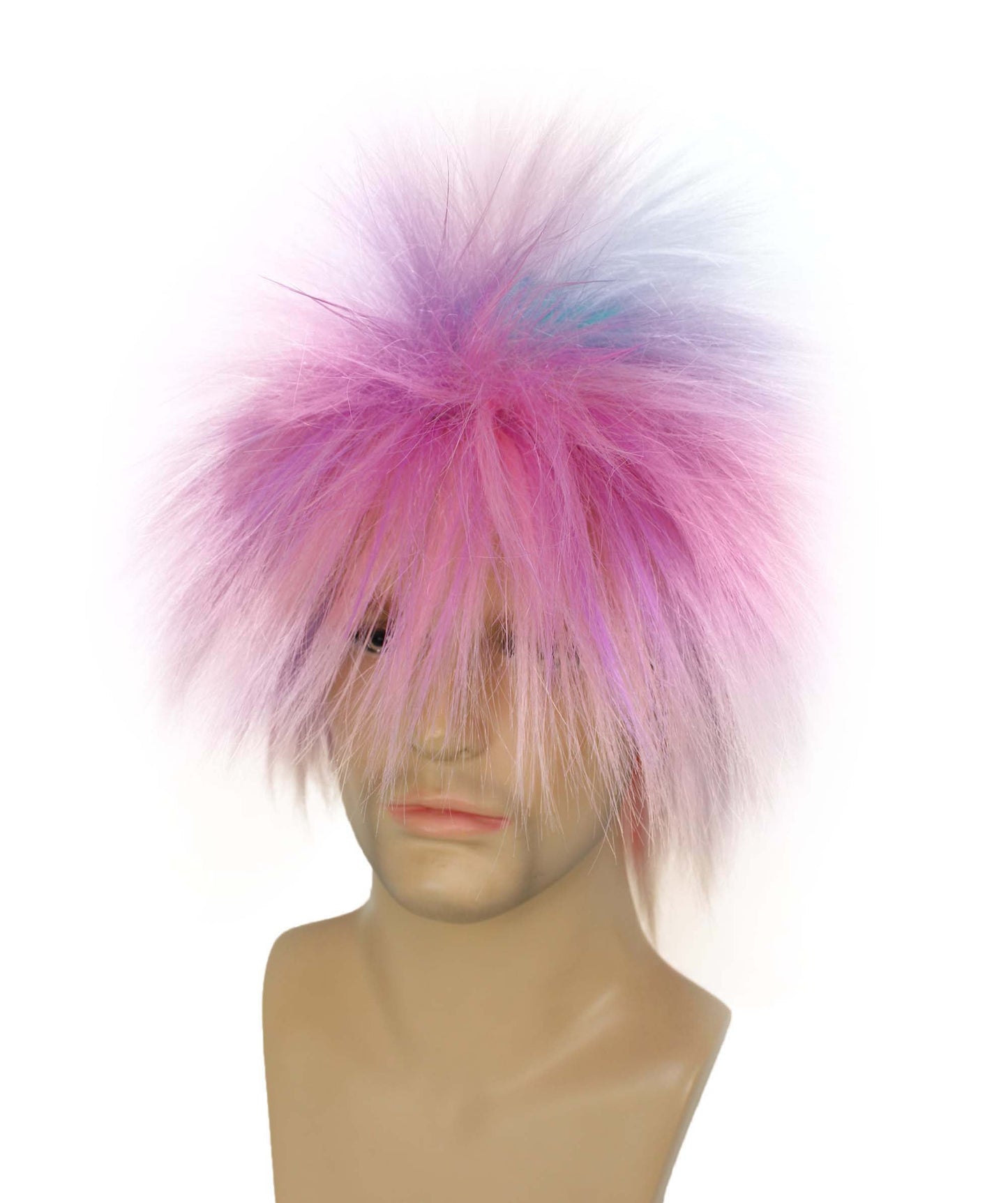 Mixed Pink 80’s Rockstar Style Wig