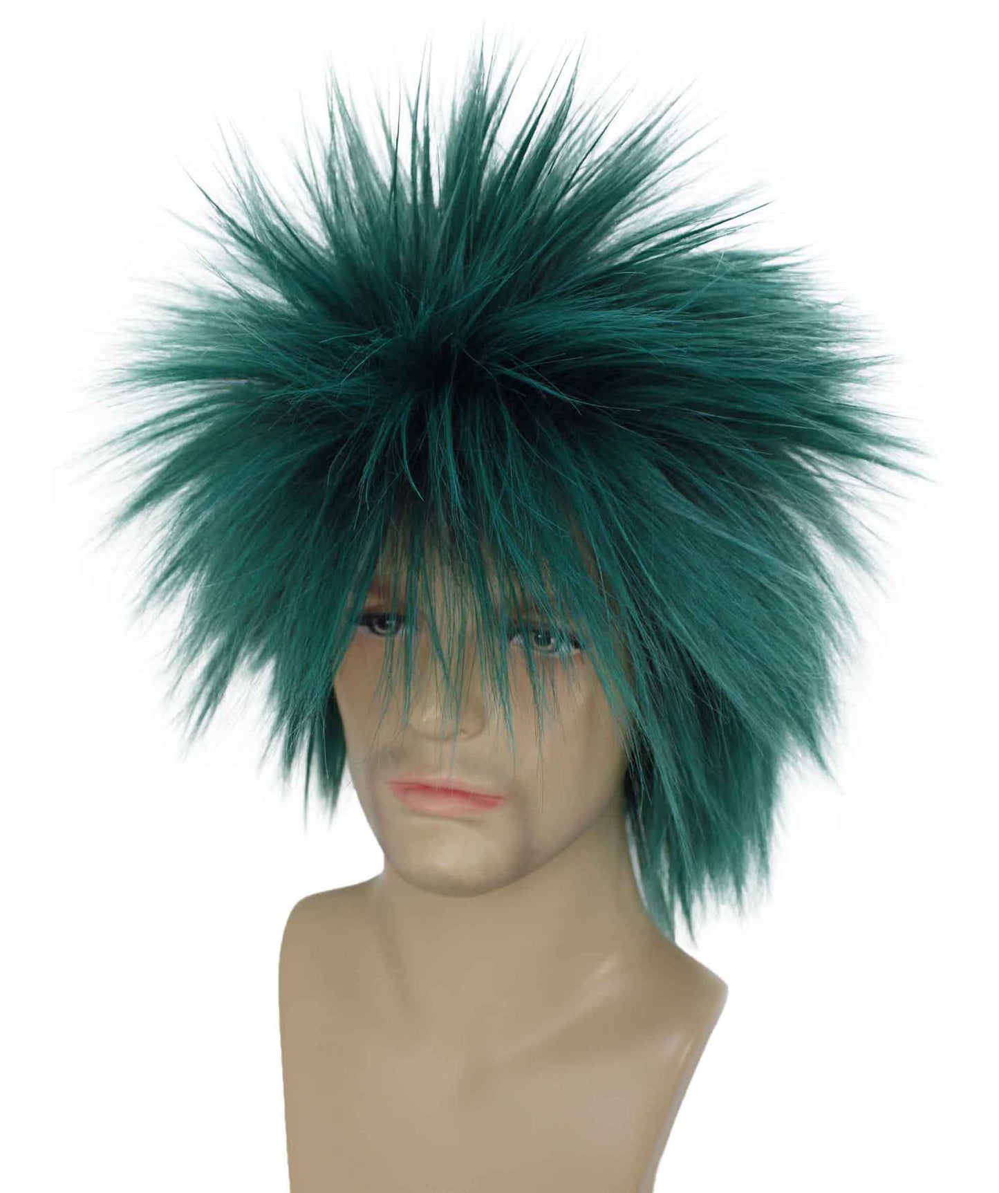 Ash Green 80’s Rockstar Style Wig