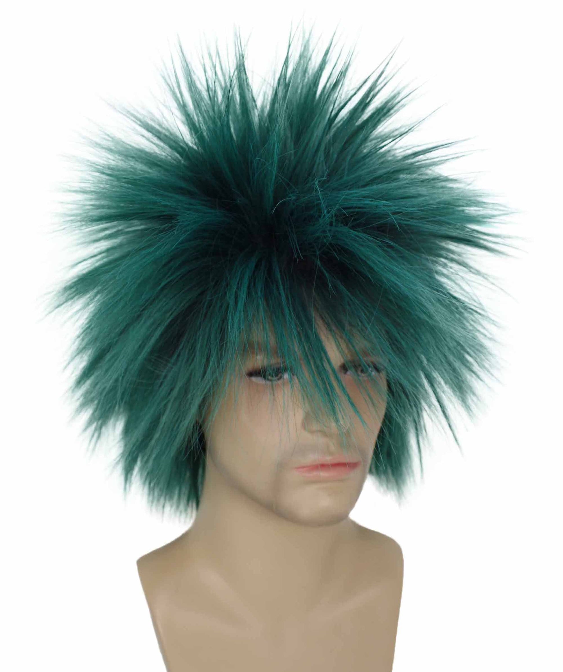 Ash Green 80’s Rockstar Style Wig